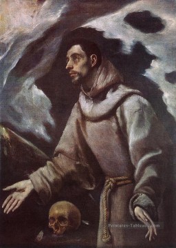  espagnol Tableaux - L’extase de Saint François 1580 maniérisme espagnol Renaissance El Greco